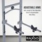 RaxGo Freestanding Bike Storage Rack, 2 Bicycle Indoor Bike Stand with Adjustable Hooks